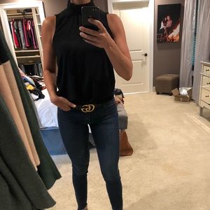 Banana Republic beaded neck turtleneck size XS